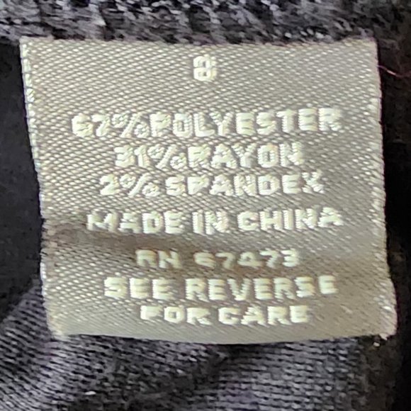 Women's Taylor size 8 Black Body Con Dress Great pre-loved condition - Picture 9 of 14